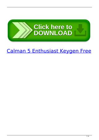 Calman V5 Keygen Crack Mac